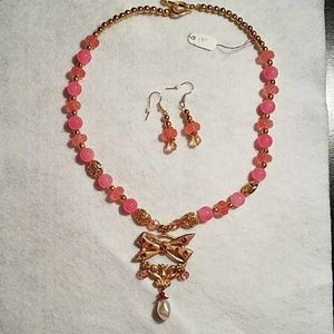 Handcrafted Necklace & Earrings Set